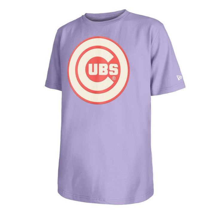 CHICAGO CUBS NEW ERA MEN'S GRAY AND ORANGE COLOR PACK TEE