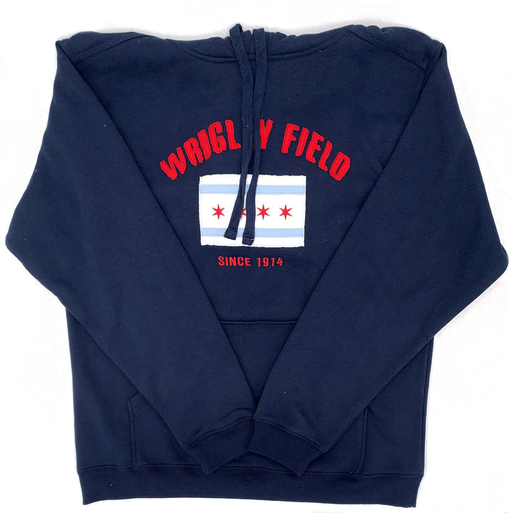 WRIGLEY FIELD CHICAGO FLAG HOODIE - Ivy Shop